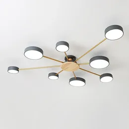 Deckenleuchten Minimalistisches Wohnzimmer Kronleuchter Schlafzimmer Licht Villa Esszimmer LED Lampe Fabrik Großhandel Lampen