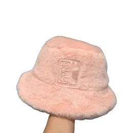Loewee Beanie Designer Hat Top Quality Plush Fisherman Hat Children for Small Face on Spring and autvern Face Covering and Sunshade Hat Bucket and Basin Hat Tideで小さな顔を見せます