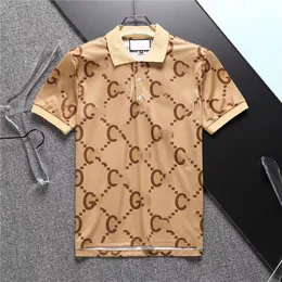 Projektant Mens Basic Business Polos T Shirt Fashion France marka T-shirty haftowane opaski na ramię