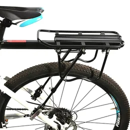 Cestas de bicicleta rack de bagagem de bicicleta liga de alumínio carga prateleira traseira ciclismo selim saco titular suporte mtb acessórios 231114