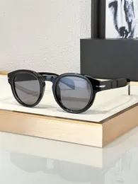 مصمم العلامة التجارية الفاخرة DB Mens Sunglasses Women Shades 7041 Round Vintage Acetate Summer Style Man Gany Sun Glasses