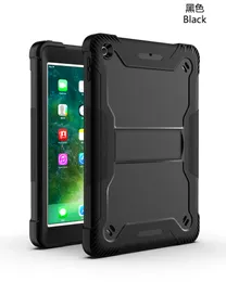 Kickstand Tablet Case Cover för iPad 2 3 4 Tcl Tablet 10 5G Tab 8 4G N9132 Tunga 3 lager Multifunktionella skyddstablett Acessorier PC och silikonmaterial
