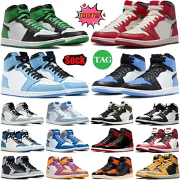 Casual Shoes Mens High Og 1 Jumpman Basketball Shoes 1s Palomino Royal Reimagined Dark Mocha Unc Toe Satin Bred Black White Mens Trainers Women Sneakers Outdoor