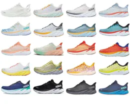 Hoka Carbon x 2 Running Shoes Bondi 8 Clifton Hokas One Shock Absorption Women Mens Sports Trainers Hot Coral Anthracite Castlerock on Cloud Sneakers Size 36-45