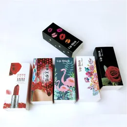 Gift Wrap Diy Various Lip Packing Boxes Empty Lipstick Tubes Colorf Elegant Box Lz1790 Drop Delivery Home Garden Festive Party Suppl Dhlef