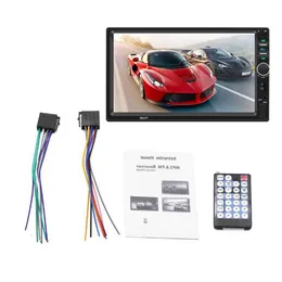 Freeshipping Nowy sprzedaż 7018B Car Bluetooth MP5 Odtwarzacz samochodowy audio i wideo MP4 Karta U Dysk FM Radio