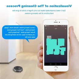 FreeShipping Robô aspirador de pó mais inteligente C30B 4000Pa Mapa de sucção de navegação com memória Wifi APP Grande tanque de água elétrico Afmqo