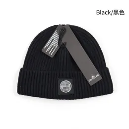 13 Colors Luxury Stone Sticked Hat Beanie Cap Men Women Autumn Winter Caps Liten Compass Skull Caps Casual Fitted New Designer Sticked Hats