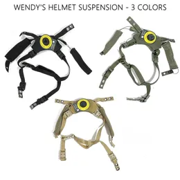Capacetes táticos Fit Team Wendy Capacete Pendurado Sistema de Suspensão Correia para FAST MICH Acessórios 231113