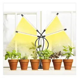 Grow Lights sunlike Timer Led Grow Light 380nm-780nm Full Spectrum Phytolamp Greenhouse Hydroponics Sunlike Strips Desktop Clip Phyto Lamps P230413