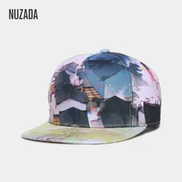 Beanie Skull Caps Nuzada Unisex Men Women Hip Hop Cap Exclusive Original Brand Quality HD 3D Printing Landscape Par Spring Summer 230414