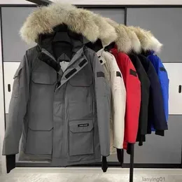 Jaqueta masculina com capuz quente parka masculino jaquetas de ganso canadense carta impressão roupas outwear esportes ao ar livre casaco grosso parkasyc0t