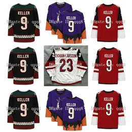 SJ Clayton Keller Hockey Jersey Coyotes Phil Kessel Jakob Chychrun Schmaltz Shayne Gostisbehere Travis Boyd Lawson Crouse Nick Ritchie