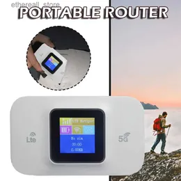 Roteadores 5G / 4G Pocket Wireless WiFi Router 150Mbps WiFi Mobile Router Sim Card Internet Ilimitada para Cottage Mobile Wifi Hotspots Q231114