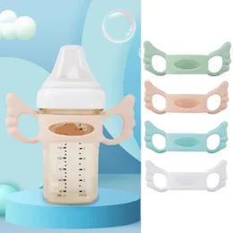 Baby Bottles# Baby Bottle Handle Square Shape Feeding Bottle Handle BPA Free Cute Wing Milk Bottle Handle for Hegen Wide Neck Bottles 231113