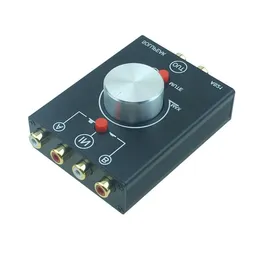 Freeshipping AS21 2 (1) in 1(2) Out RCA cable switcher Switch Stereo Audio Signal Source HiFi Input Selector Splitter Box Jpcas