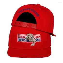 Кепки BUBBA GUMP, кепка SHRIMP CO, бейсбольная бейсболка для мужчин и женщин, спортивная летняя шляпа Snapback, регулируемая кепка Forrest
