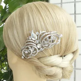 Haarspangen Kristall Hochzeitskamm Strass Brautaccessoires Vintage – 2308D1