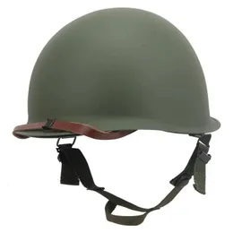 Caschi tattici 1Pc Casco antisommossa classico a doppio strato Protezione resistente alla stab Cappello rigido Sicurezza in acciaio di alta qualità 231113