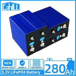 3.2V 280AH LIFEPO4 Bateria de lítio Fosfato de ferro Recarregável Célula DIY 12V 24V 36V para Vil