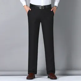 Mens Pants MRMT Brand Trousers High Waist Black Suit Men Thin Straight Loose Formal Business Casual Man Trouser 230414