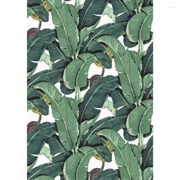 Wallpapers Home Decoration Self Adhesive Living Room Bedroom Study Furniture Wall Makeover Decor Banana Leaf Bush Stickers