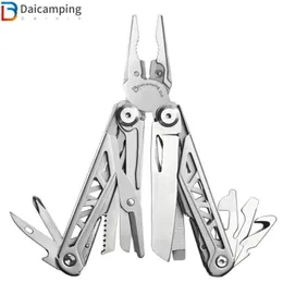 Pliers Daicamping Outdoors DL6 EDC Clamp HRC78K Multitools Wire Cutter Multifunctional Multi Tools Outdoor Camping Folding Knife 230414