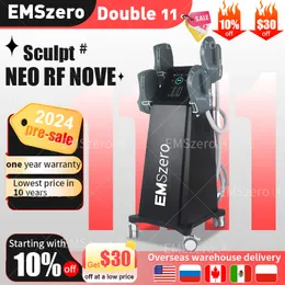 EMSZERO 6500W 200Hz HI-EMT+RF EMS Kas Gövde Heykel Makinesi 4 Tapı RF Pelvik Stimülasyon Pedleri İsteğe Bağlı Salon 2024