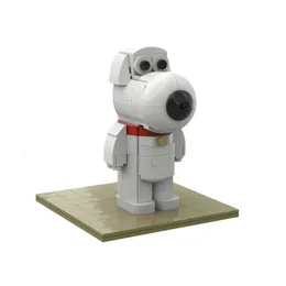 Blocchi Animali Classici Serie Creative Fun Home Dog Set Building Block Modello Puzzle Giocattoli per bambini Regalo di Natale 231113
