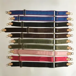 6 colors shoulder straps for 3 piece set bags women crossbody bag canvas Bag Parts strap pink blak green blue291T