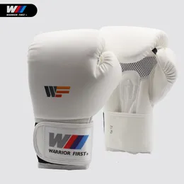 Fabryka ochronna Hurtowa Trening profesjonalny PU skórzane rękawiczki bokserskie MMA Punch Mitts 8 unz 10 unz 14 unz 16 unz 230413