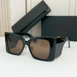 A114 för kvinnor Big Black Blaze Solglasögon Designers Sonnenbrille Gafas de Sol UV400 Protection Eyewear With Box