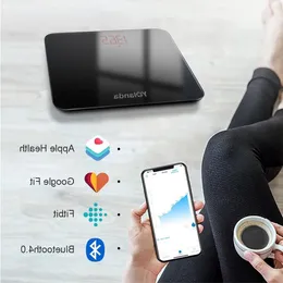 Freeshing Vücut Ağırlığı Ölçeği Akıllı Elektronik Dijital Vücut Yağ Bluetooth Tartım Ölçeği Banyo Ölçeği BMI Uygulama Grimf