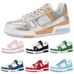 2022 Ace Fashion Classic Mens Women Casual Shoes Hot Trainer Designer Sneakers Trycker Lågklipp Grön röd svart vit andningsbar kör 40-44 RG17