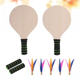 Rakiety tenisowe 1 Set Kids Badminton Paddle Beach Toy Racket Racquetball 230413