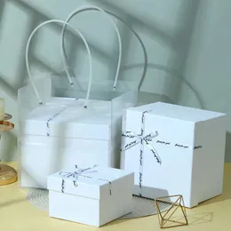 가방 주최자 화이트 박스 선물 상자 액세서리 주최자