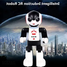 Freeshipping Novo 24 Ghz controle remoto inteligente robô inteligente humanóides robô indução de palma brinquedo brinquedos educativos andando dançando robo Fuef