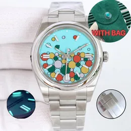 Womens Watch Watch Watch Perpetual Paretual مع مراقبة مصمم الأكياس الخضراء عالية الجودة 36 مم 31 مم 41 ملم مشاهدة 904L الصلب مونتر دي لوكس