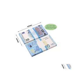 Other Festive Party Supplies Prop Money Copy Toy Euros Realistic Fake Uk Banknotes Paper Pretend Double Sided Drop Delivery Home Ga Dhzzt