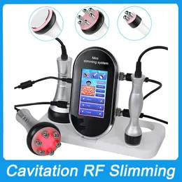 HOT SELL HEM MANAL SLAMMING MASKIN 3IN1 CAVITATION RF Vikt Minska fettförlust Celluliter Borttagning RF Ansikt Lyftande hudsträngande kroppsformning Skulpterande anti -åldrande