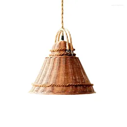 Pendant Lamps Retro Ceiling Light French Country Natural Nostalgic Nordic Japanese Style Quiet Restaurant Bedroom Bedside Lamp