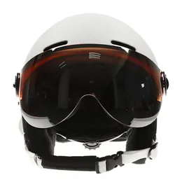 Skihelme LOCLE Brille Skihelm Integral geformter Snowboardhelm Männer Frauen Skating Skateboard Skihelm mit Brille 231114