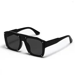 Sunglasses CHUZICI Large Box Glasses Frame Men's Punk Street Fashion Women's Candy Colored Eyewear