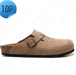 Sandaler designer Birks Boston CLOG Arizona Gizeh Män Kvinnor Summer Autumn Winter Slippers Läder utomhus inomhusspänne