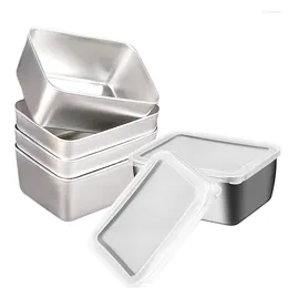 Plates Grade Stainless Steel Sealed Box Crisper Refrigerator Special Storage Picnic Portable Lunch