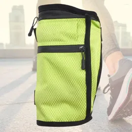 Bolsas de telefone esportivas de bolsas esportivas, com zíper da banda do joelho com zíper multifuncional anti -slip elástico titular fitness