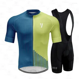 Racing Sets 2023 Void Cycling Jersey Summer Men Men Short Manga Roupas de Bicicleta Bike Brial Mtb Camisetas uniformes ternos de Roupa Ciclismo