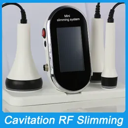 Dispositivo dimagrante cavitazione portatile 3 in 1 40K Macchina dimagrante 40K RF per uso domestico Lifting del viso Modellamento del corpo Rafforzamento del peso Ridurre la perdita di grasso Anti invecchiamento