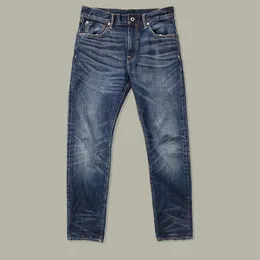 Mäns jeans 511xx-0009c röd tornado god kvalitet tvättad smal passande denim byxor 100% bomull tung tjock jean 16oz 230414
