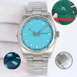 Womens watch with green bag designer watches high quality 36mm 31mm 41mm mens watch 904L steel Automatic Movement perpetual Multicolored dial montre de luxe AAA